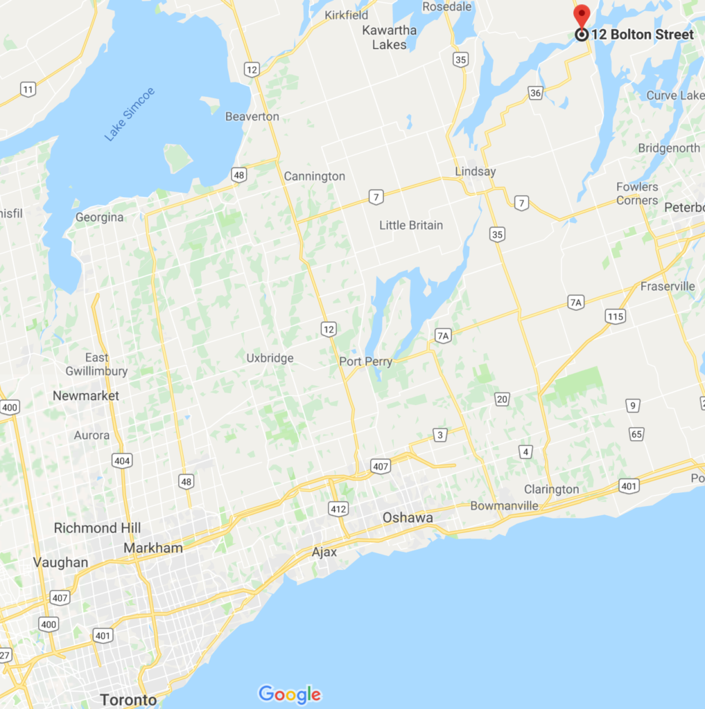 Google Map Toronto to Buckeye Rentals